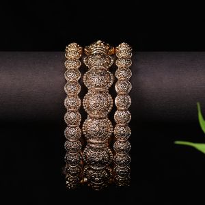 Non-Idol Antique Budget Bangles -  Set of 3