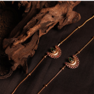 Half Moon Kemp Stone Anklet 2