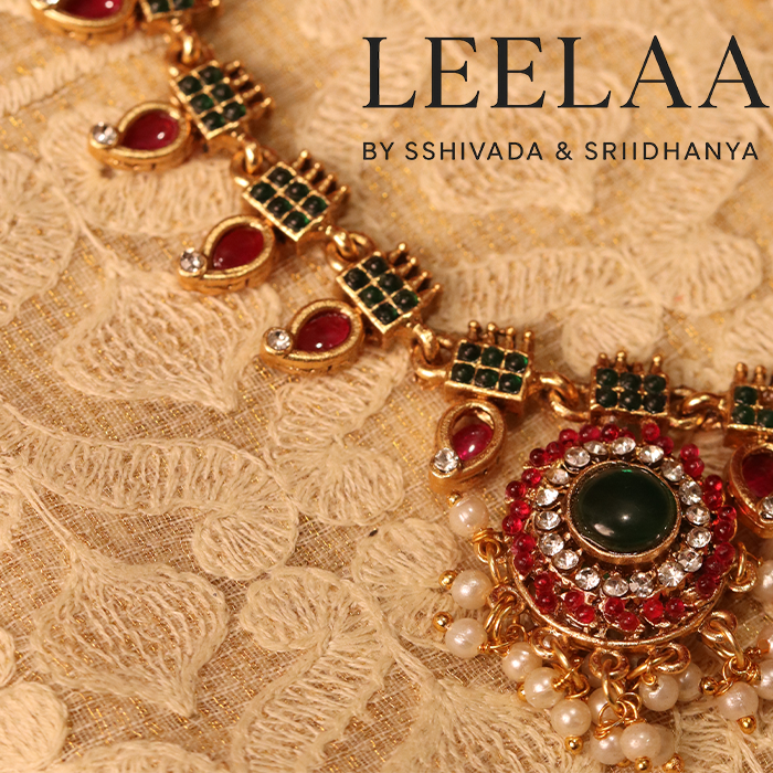 Traditional Flower Mango Kemp Stone Necklace 3 Logo Traditional Flower Mango Kemp Stone Necklace 3 Logo