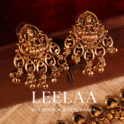 Traditional Lakshmi Peacock Palakka Kemp Stone Necklace 2 logo