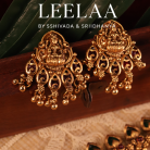 Traditional Lakshmi Peacock Palakka Kemp Stone Necklace 3 Logo