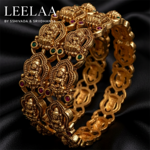 Adishtalakshmi Multicolour Kemp Stone Bangles – Set of 2