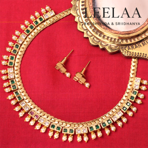 Chathura Pearls Short Necklace with Stud