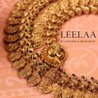Premium Kaasu Maala with Peacock Motifs & Matching Jhumkas3