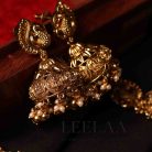 Premium Kaasu Maala with Peacock Motifs & Matching Jhumkas4