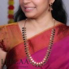 Traditional Lightweight Kerala-Style kaasumaala with Matching Earrings11
