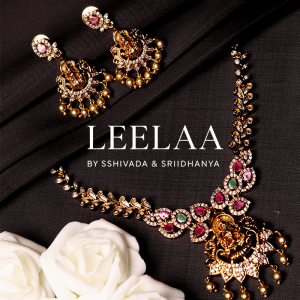 AD stone Lakshmi Necklace