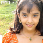 Floral Kemp Stone Attigai Chain with Earrings 7