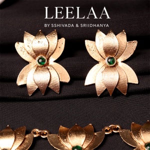 Golden Flower Chocker 4