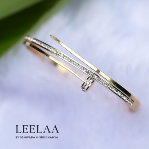 Premium AD Nail Openable Bracelet – Minimal & Modern Jewellery Design
