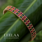 Multicolour Square Stone Bangles 1