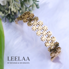 #layer Floral Bangle 1