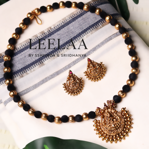 Black Naga Lakshmi Necklace