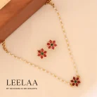 PearlFloral Chocker Necklace 1 Logo