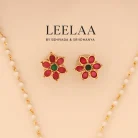 PearlFloral Chocker Necklace 2 Logo