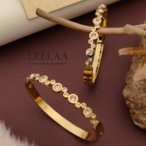 Round AD Stone openable Bracelet