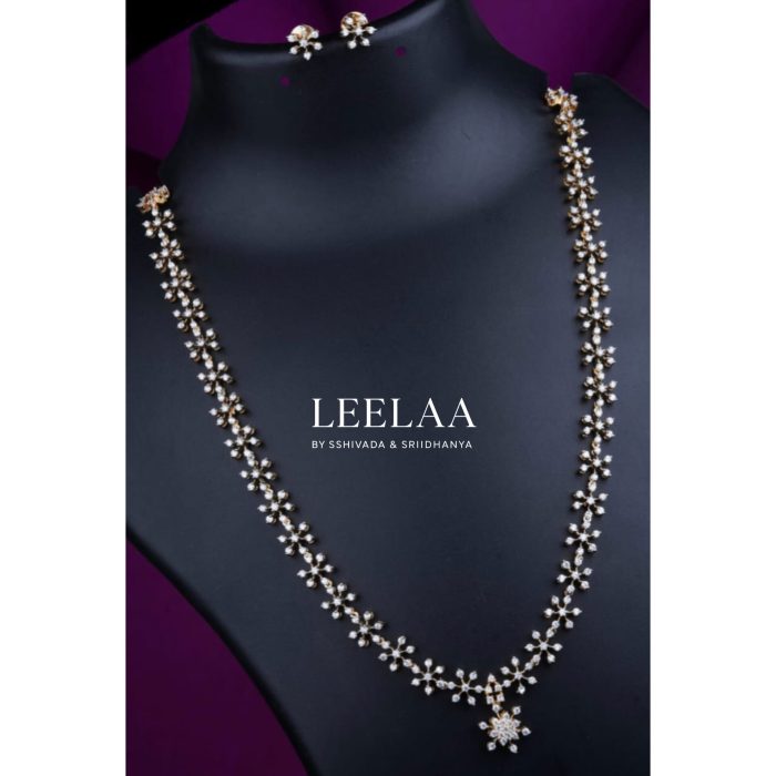H125 Nakshatra Diamond Replica Haaram with