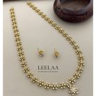 H125 Nakshatra Diamond Replica Haaram with AD Stones 1.1