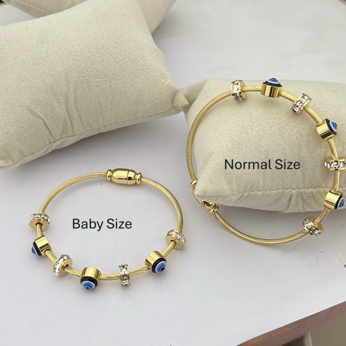 Baby SIze evil eye reference
