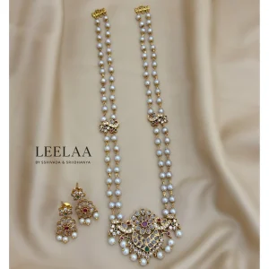Double layered Pearl Rani Haaram