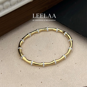 Golden Bamboo Openable Bracelet (1nos.)