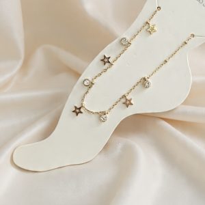 The Midnight Sky Drop Anklet (Single Anklet)