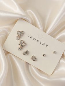 Enchanted Bow Trio Earring set