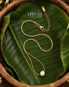 Lightweight Pearl Drop Chain (8.5-inch length and adjustable back closure)